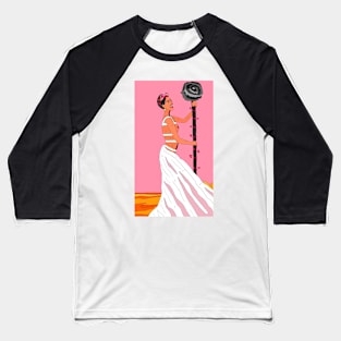 Page of Roses Baseball T-Shirt